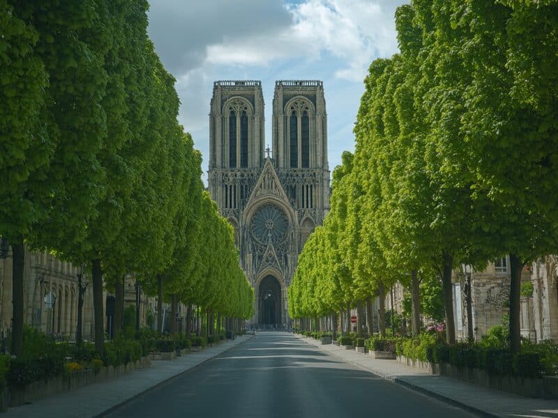 Cathédrale Notre-Dame de Reims, monument emblématique de la ville