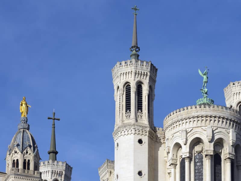 La basilique Notre-Dame de Fourvière, monument emblématique de Lyon