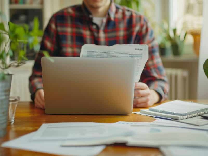 Documents et ordinateur portable pour la déclaration et la facturation d'un loueur en meublé
